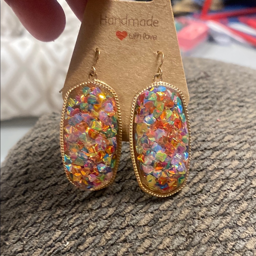 Multicolor Dangle Earrings